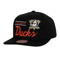 Load image into Gallery viewer, Mitchell &amp; Ness Retro Lock Up Snapback Anaheim Ducks
