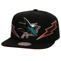 Load image into Gallery viewer, Mitchell &amp; Ness Double Trouble Snapback San Jose Sharks
