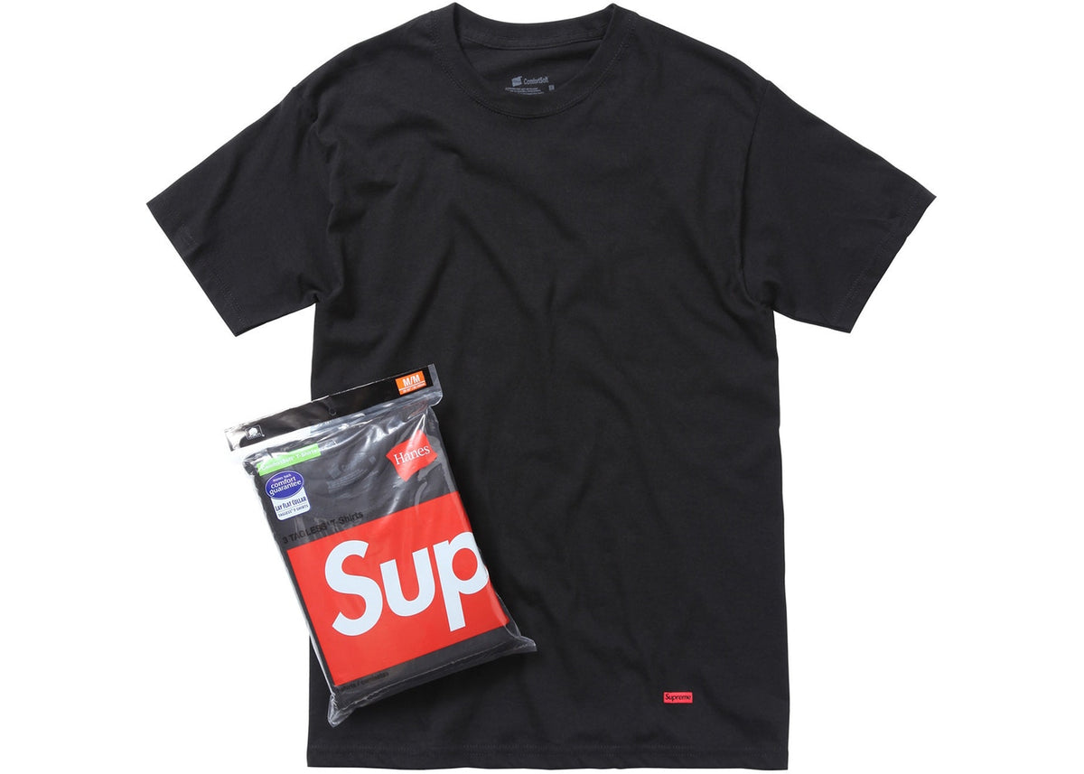 Supreme Hanes Tagless T Shirt 3 Pack Grey L S/S 11