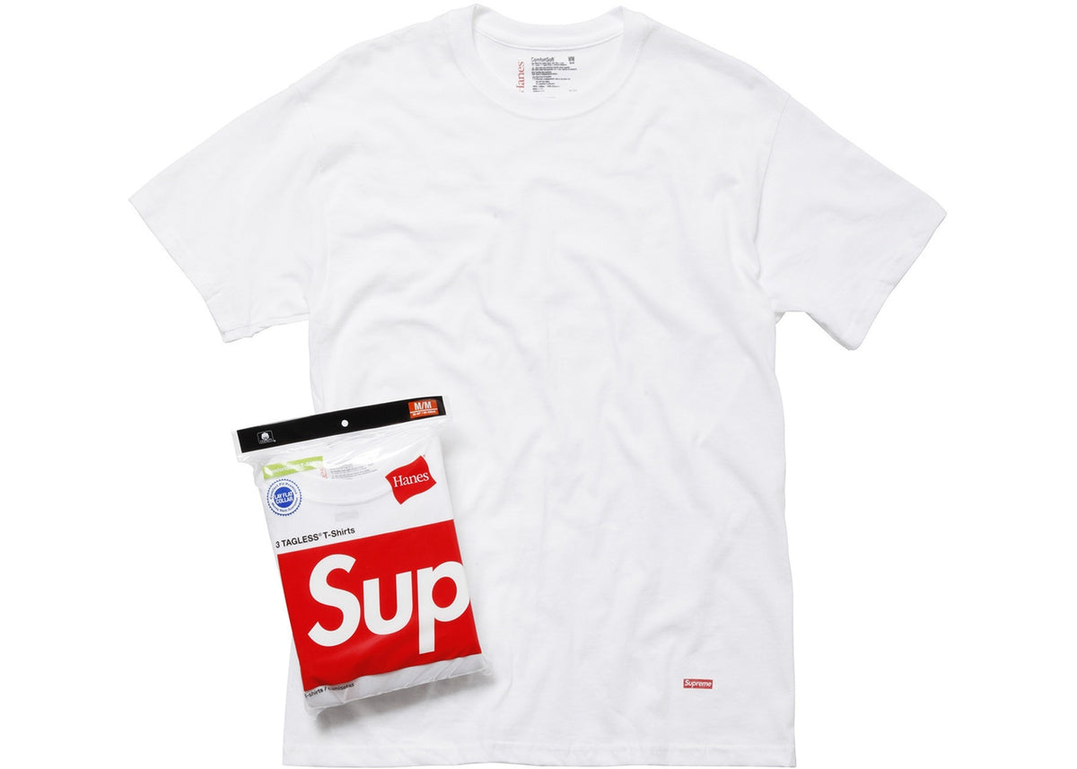Supreme Hanes Tagless T-Shirt (3 Pack)