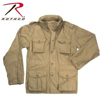 Rothco LightWeight Vintage M-65 Jacket Khaki