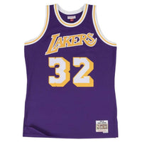 Load image into Gallery viewer, Mitchell &amp; Ness Swingman Jersey Los Angeles Lakers Road 1984-85 Magic Johnson
