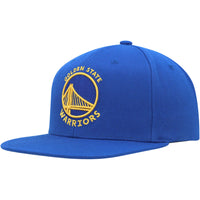 Load image into Gallery viewer, Mitchell &amp; Ness Side Core 2.0 Snapback Golden State Warriors Hat
