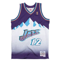 Load image into Gallery viewer, Mitchell &amp; Ness Swingman Jersey Utah Jazz Road 1996-97 John Stockton
