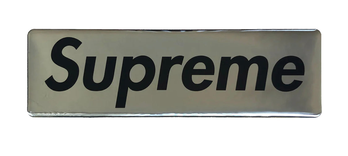 Supreme Plastic Box Logo Sticker | Redwood Sole