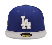 Load image into Gallery viewer, New Era 59FIFTY Los Angeles Dodgers Letterman  Side-Patch Fitted Hat
