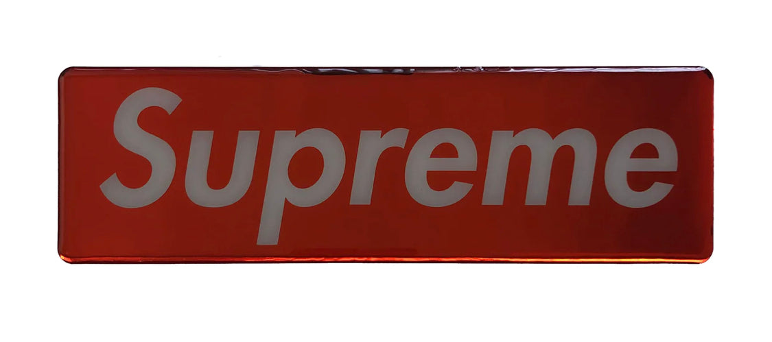 小物 Supreme Raised Plastic Box Logo Sticker Supreme Raised Plastic Box Logo Sticker - Supreme 通販