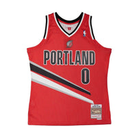 Load image into Gallery viewer, Mitchell &amp; Ness Swingman Damian Lillard Portland Trial Blazers Alternate 2012-13 Jersey
