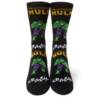 Load image into Gallery viewer, Huf X Marvel Hulk Retro Crew Sock
