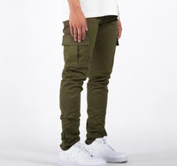 Load image into Gallery viewer, Golden Denim The Union Cargo Olive side
