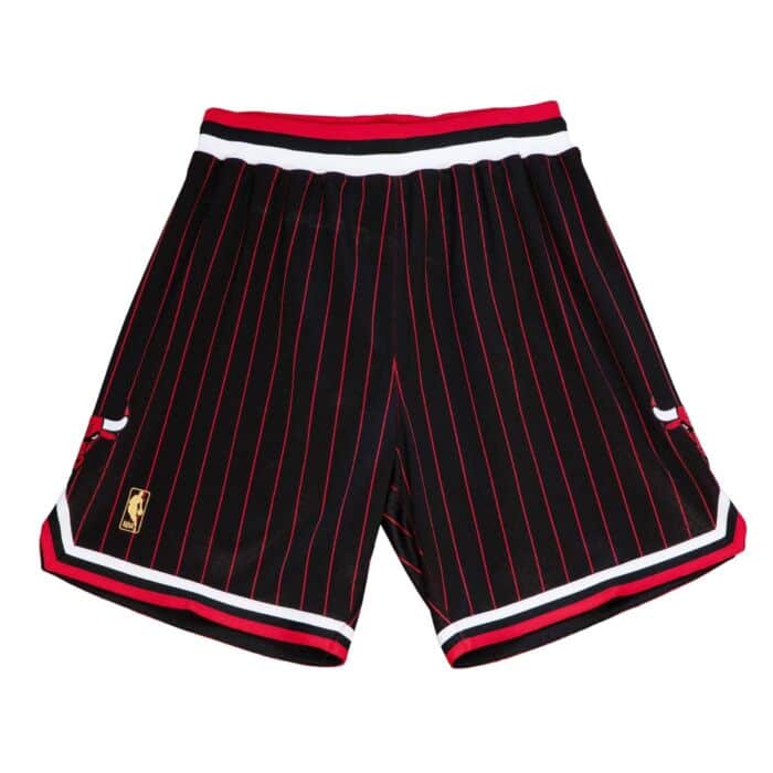 Mitchell & Ness Authentic Red White Shorts Chicago Bulls Road 1997