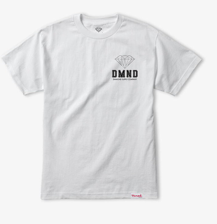 Diamond Supply Block T-Shirt Tee White