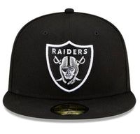 Shop New Era 59Fifty Las Vegas Raiders Patch Up Fitted Hat 60188105 black