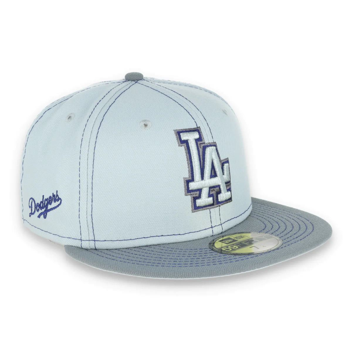 New Era Los Angeles Dodgers 59FIFTY Gray Pop Fitted