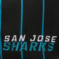 Load image into Gallery viewer, Mitchell &amp; Ness Team Pin Snapback Hat San Jose Sharks
