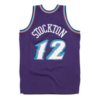 Load image into Gallery viewer, Mitchell &amp; Ness Swingman Jersey Utah Jazz Road 1996-97 John Stockton
