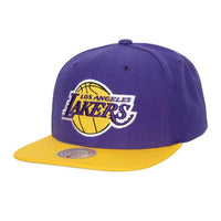 Load image into Gallery viewer, Mitchell &amp; Ness Team 2 Tone 2.0 Snapback Los Angeles Lakers
