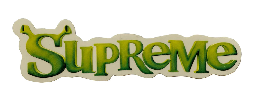 Supreme Shrek Sticker