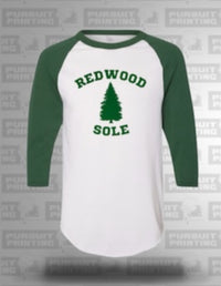 Load image into Gallery viewer, Redwood Sole Baseball Fall 3/4 Sleeve Tee
