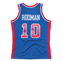 Load image into Gallery viewer, Mitchell &amp; Ness Swingman Jersey Detroit Pistons Road 1988-89 Dennis Rodman
