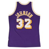 Load image into Gallery viewer, Mitchell &amp; Ness Swingman Jersey Los Angeles Lakers Road 1984-85 Magic Johnson
