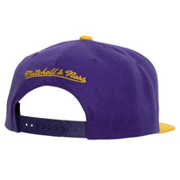 Load image into Gallery viewer, Mitchell &amp; Ness Los Angeles Lakers Patch Overload Snapback

