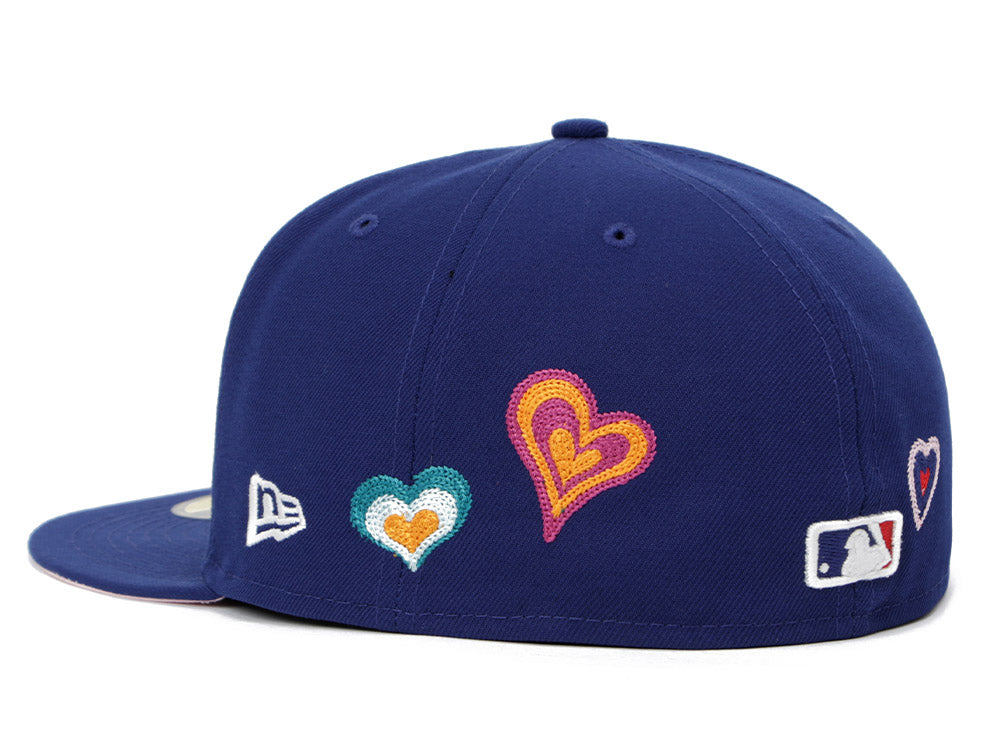 【US限定】NEW ERA 59FIFTY Los Angeles Dodgers Chainstitch LOS ANGELES DODGERS CHAINSTITCH HEART 59FIFTY FITTED HAT