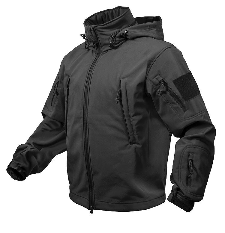 Rothco Special Ops Soft Shell Jacket Black